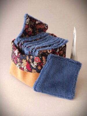 Lingettes-Démaquillante-Bambou-Bleu-Camel