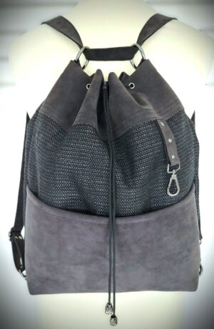 Sac à dos Smart alcantara anthracite