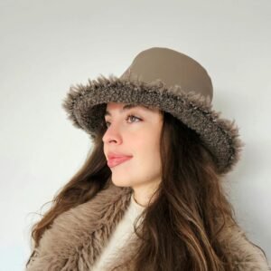 Chapeau-Pluie-Taupe-Laine